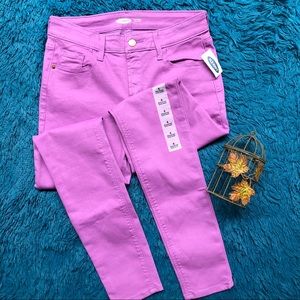 Old Navy Rockstar purple jeans size 4